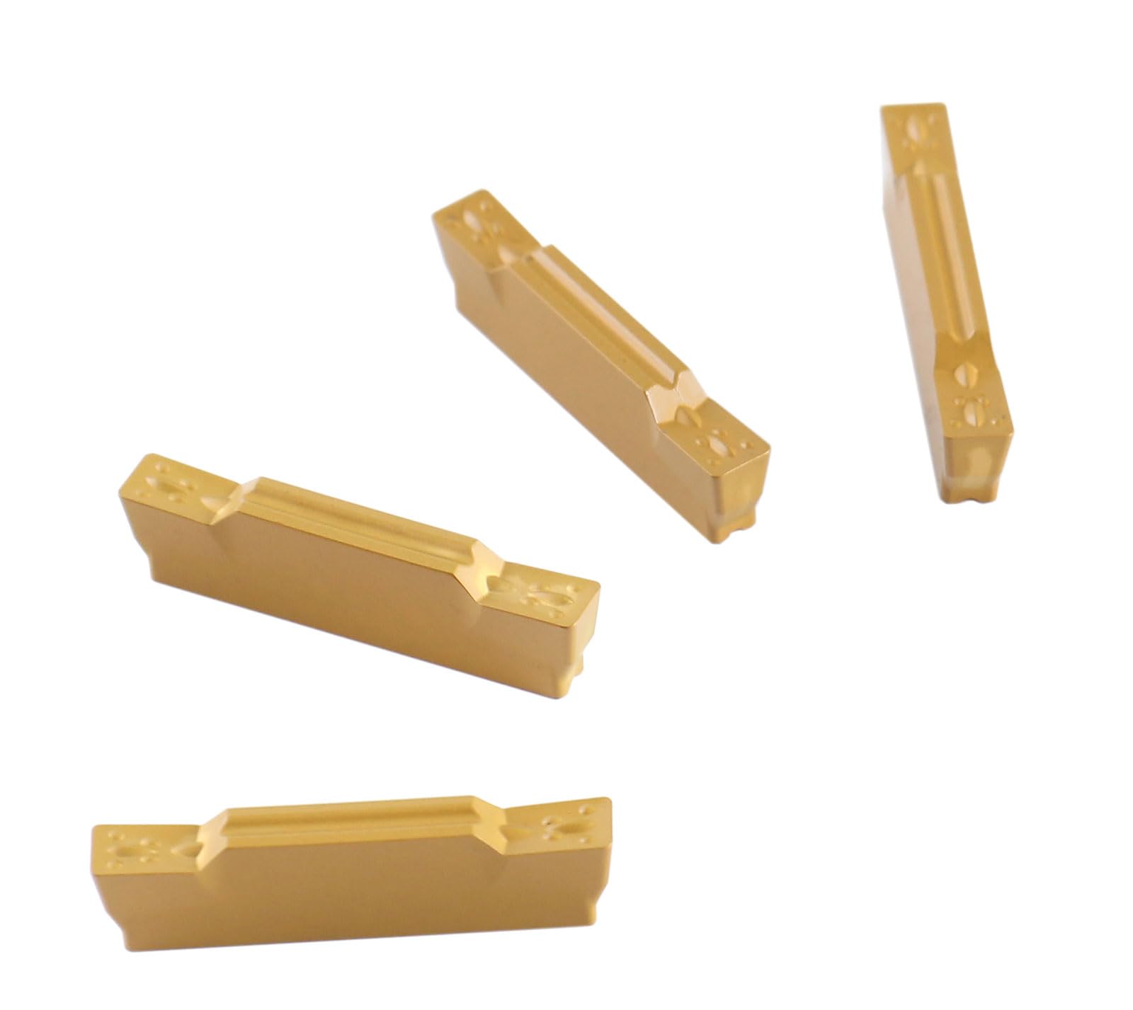 Accusize Tools – mgmn-3 doppia estremità taglio carburo con inserto, rivestita in latta, 10 pcs/Box, 2403 – 4026 x 10