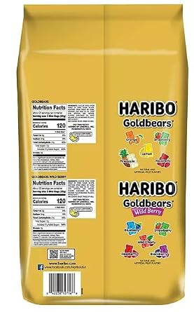 Haribo Goldbears and Wildberry Goldbears Minis, Fat-Free, 150 ct.