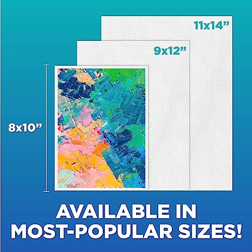 Horizon Group Usa 9X12 Canvas Panel Boards Value Pack Of 12, Primed, Perfect For Painting Projects, Watercolor, Oil & Acrylic Paints, Paint Canvas For Kids, Students, & Professionals #TOP6