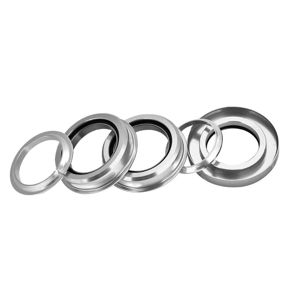 KKPLZZ MEIJUN 44mm Bike Electroplating Internal Sealed Bearing Headset (Silver)