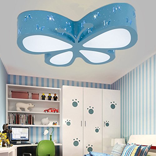 Xinyuan Lampada da soffitto a farfalla in ferro