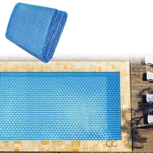 Rygcrud Telo Solare Rettangolare per Piscina Fuori Terra, Copertura A Bolle d'Aria Telo da Piscina per Uso Commerciale/Cortile/Struttura/Interno(2x3m)