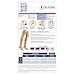 Truform 20-30 Mmhg Compression Stockings for Men & Women, Thigh High Length, Dot Top, Closed Toe, Beige, Medium