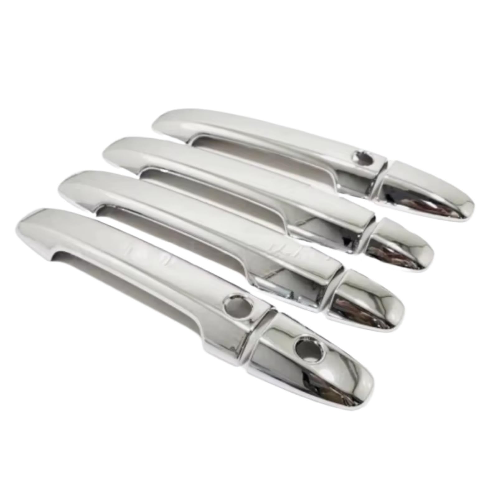 Qdzvalumv Silver Car Door Handles Cover Shell Compatible With Odyssey 2015-2022 Car Door Handle Cover Protective Decorative Sticker Trim Set Accessories(Silver)