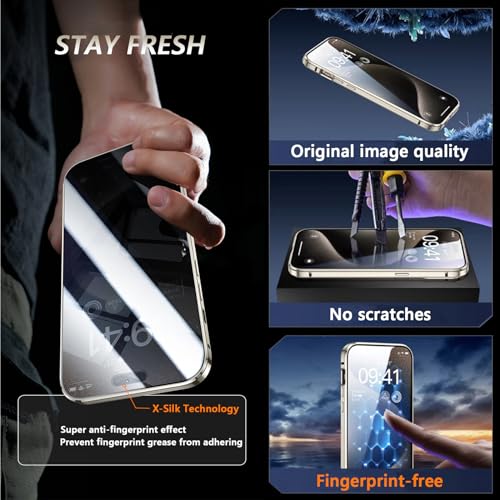 Coque Anti-Peep iPhone 15 Pro Max verre magnétique pour vos trajets en métro - 7