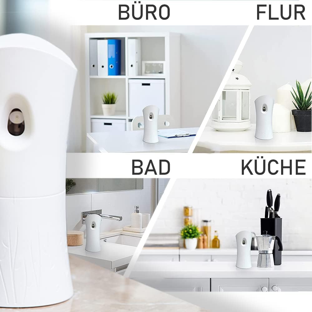 Fresh Line Lufterfrischer Set MIX PAKET 24 er Pack Aromatischer Raumduft passend für alle Automatische Duftspender, Sprühgeräte, Maschinen, Erfrischendes Aroma, Duftintensität, Zeit Einstellung