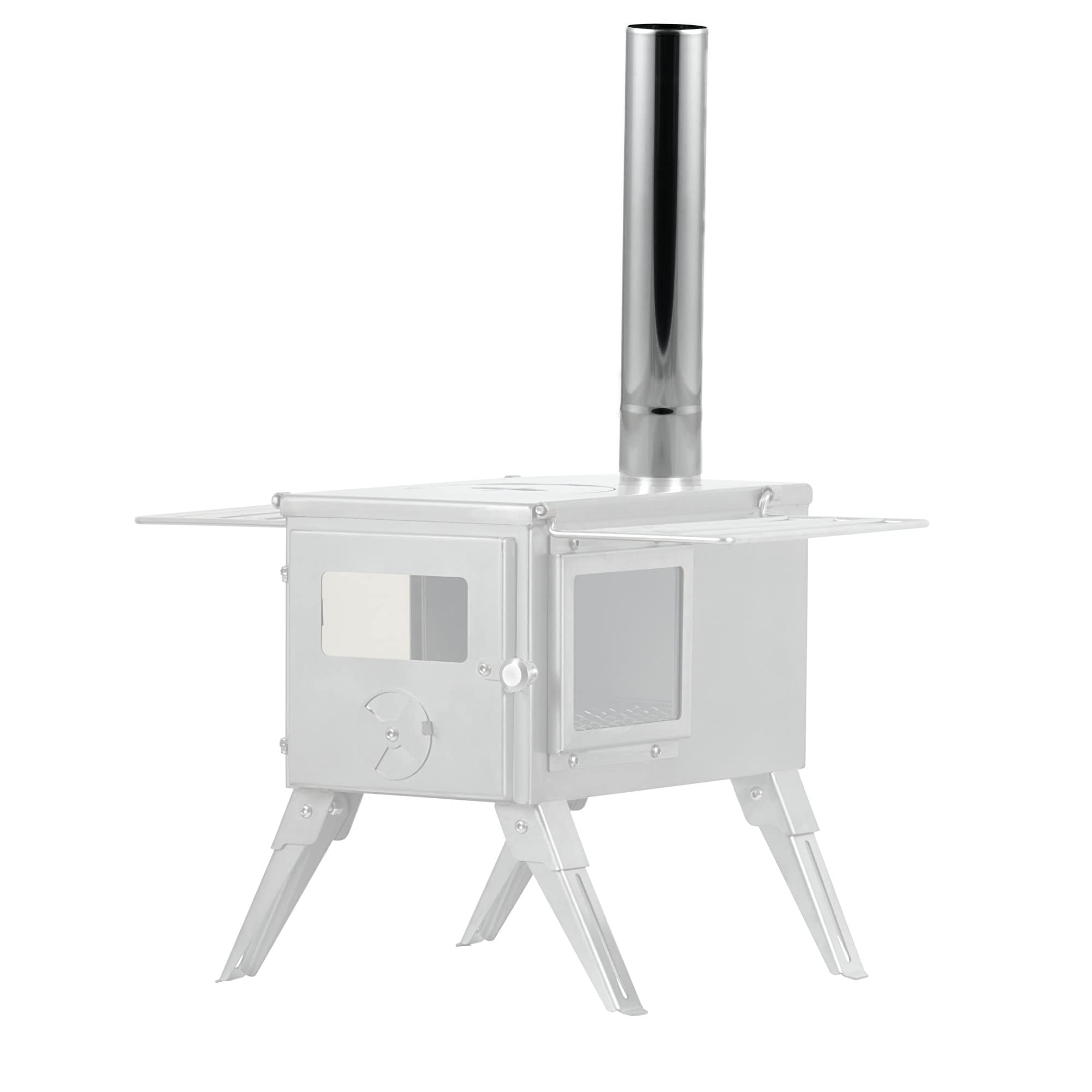 CampFeuer Rura piecowa ze stali nierdzewnej, 1 sztuka, Ø 6 cm, rura kominowa, rura piecowa, długość 32,5 cm, przedłużenie rury kominowej, rury kominowej, rury spalinowej, pieca, komina ze stali
