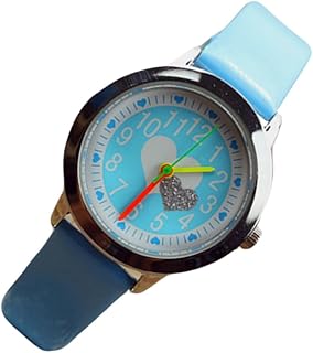 1 Peça Relógio Infantil Relógio Retrô Decoração Retrô Relógio Feminino Relógio De Pulso Para Estudantes Relógio De Pulso Desenhos Animados Relógios De Pulso Imitação De Couro