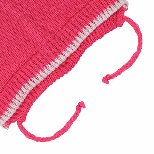 Image of Baby Woolen Sweater for Boys & Girls | Soft Knitted Winter Cardigan | Warm Full Sleeve Winter Wear for Newborn, Infant & Toddler, Combo Firozi & Rani (0 to 3 Months) Pack of 2