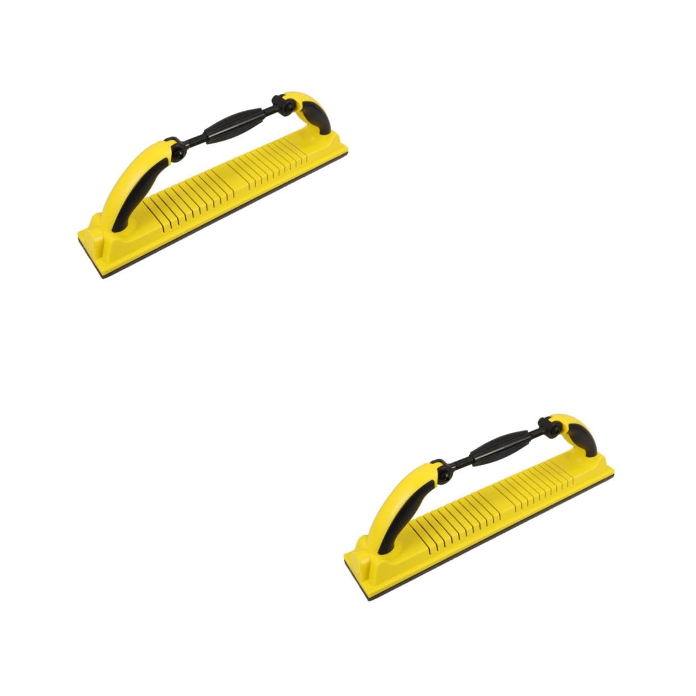 2 Piezas Herramienta Manual Lijadora Drywall Flexible Soporte Lijas Abs EVA Nylon para Limpieza Extracción Polvo