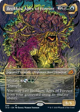 ブロコスの神話 プレイマットSeb Mythos of Brokkos Brokkos, Apex of Forever | Ikoria: Lair of Behemoths | Star
