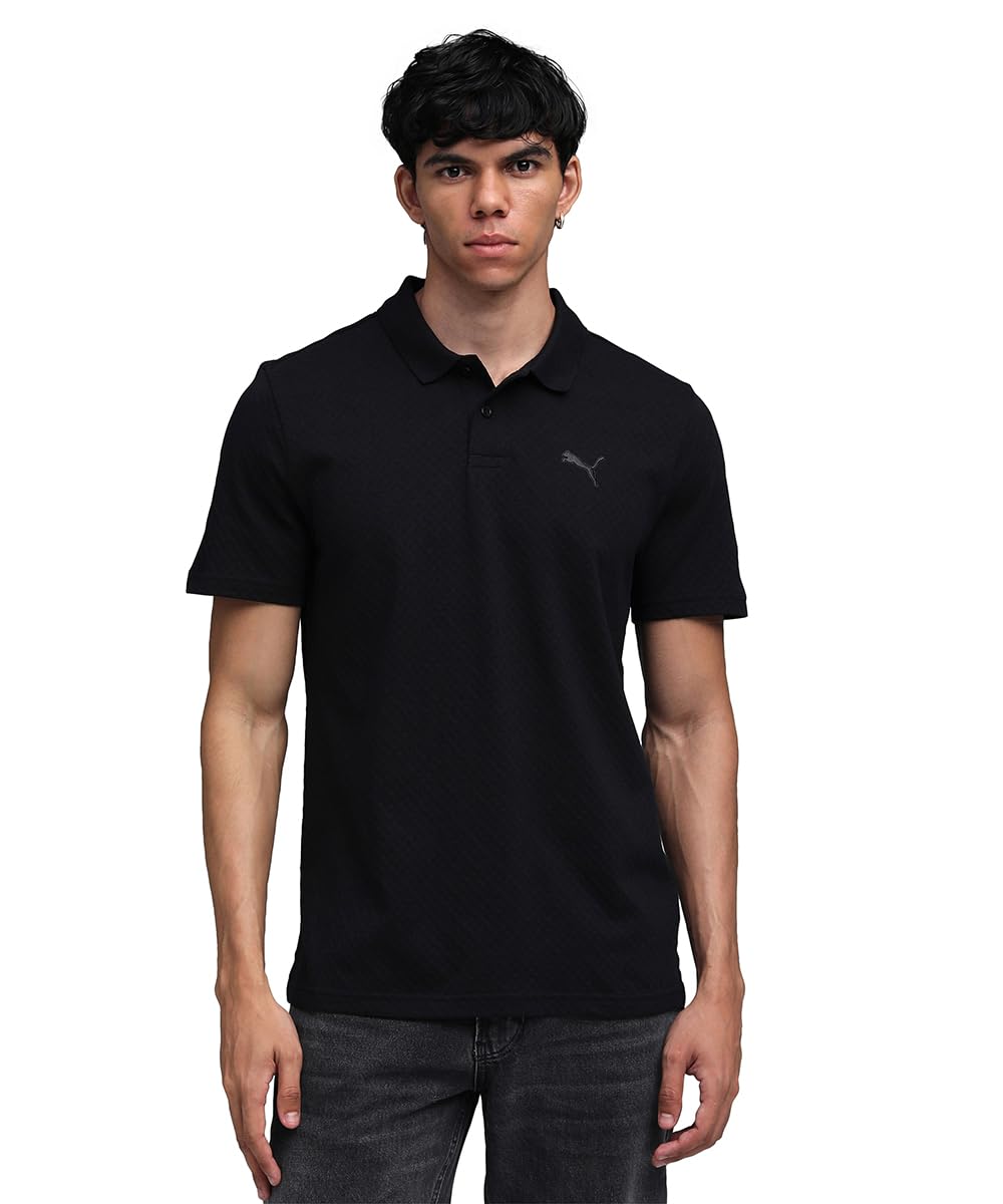 puma Men's Solid Slim Fit Polos-picture-19