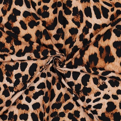 Viskose Stoff Meterware – Radiance Viskose Webware mit floralem Muster – weich & luftig – ideal für Blusen, Kleider, Sommermode – ab 50 cm...