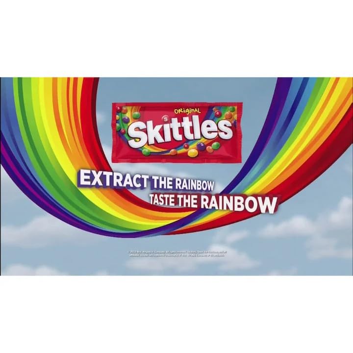 Skittles Caramelos de Frutas, Paquete de 18 Unidades 324g, Multipack