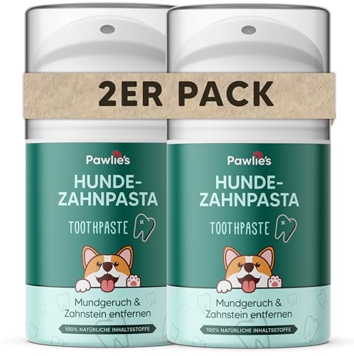 Pawlie's Hundezahnpasta - Natürliche Zahnpflege Hund gegen Zahnstein, Mundgeruch & Zahnfleischentzündung mit Magnolie & Vitamin E | Zahnpasta Hund, Dog Toothpaste, Zahnsteinentferner Hund (2)
