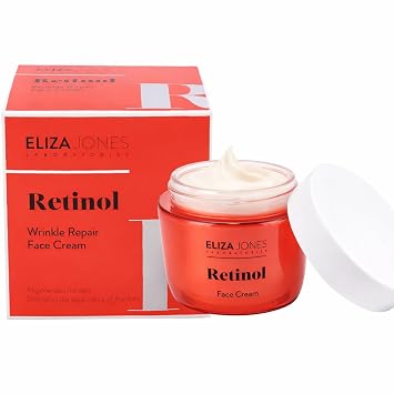 Retinol Cream for Face, Moisturizer with Retinol, Day and Night Cream, Wrinkle Repair, Anti-Aging Moisturizing Cream for Women and Men, for All Skin Types, 50 ml / 1.69 Oz