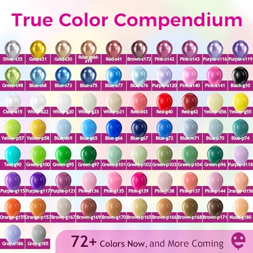 Image of Bezente Pearl Hot Pink Balloons Latex Party Balloons - 100 Pack 12 inch Round Helium Magenta Fuchsia Dark Pink Balloons for Princess Gender Reveal Birthday Wedding Anniversary Party Decorations