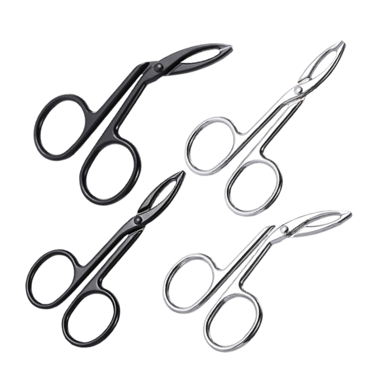 CALLARON 5 Set Pinze Per Sopracciglia Sopracciglio Attrezzo Facciale Pinzette Per Donne Trimmer Per Sopracciglia Da Donna Acciaio Inossidabile 4 Pezzi*5