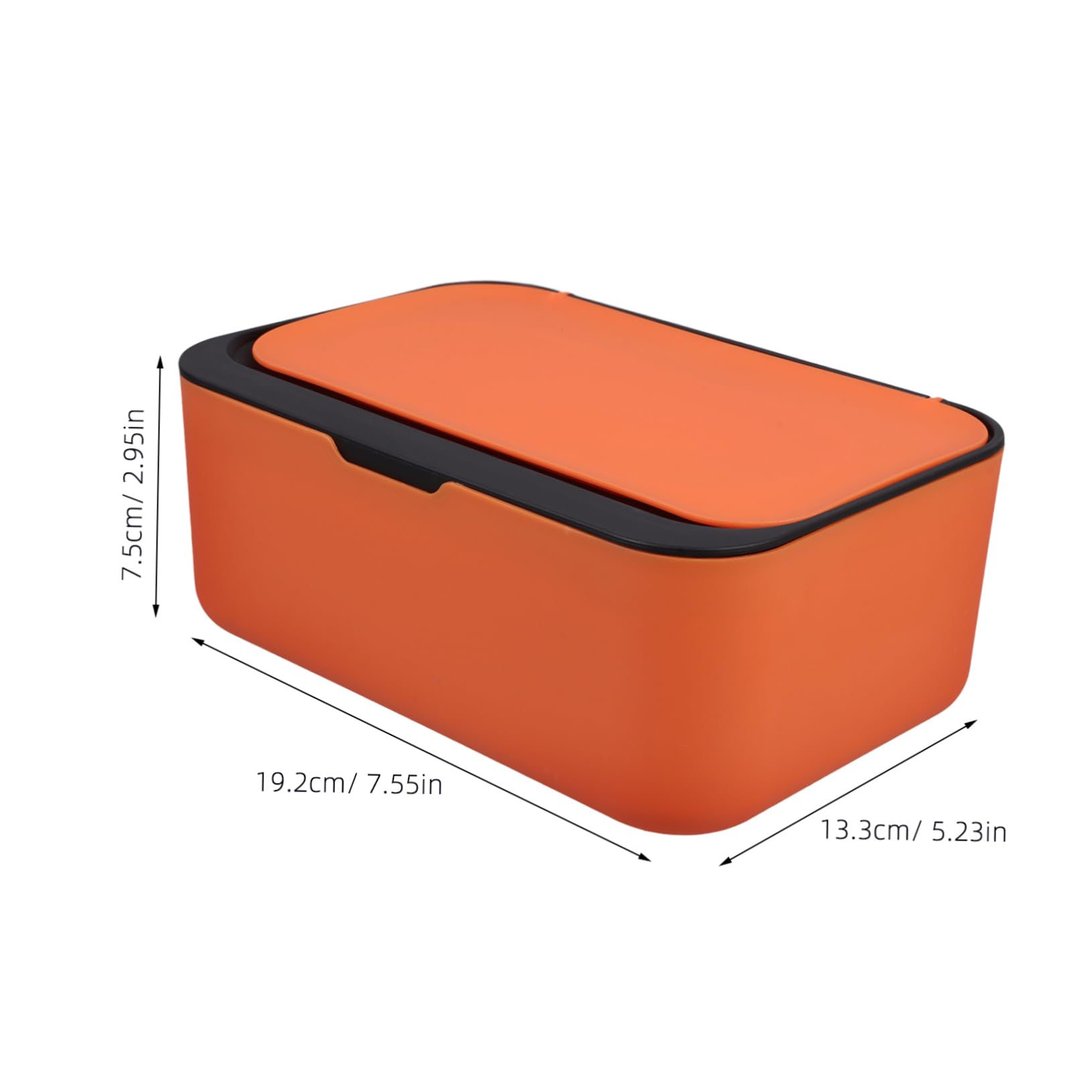 Happyyami Wipes Dispenser Box for Wet Tissues Portable Tissue Holder Compact Refillable Napkin Storage Case for Travel and Home Use Lightweight and Design for Organizing