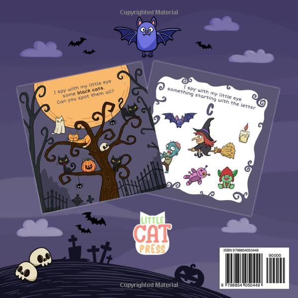 Miniatura 2 de I Spy Halloween Fun Holiday Guessing Activity Book for Toddlers and Kids Ages 2-5, Preschool and Kindergarten (I Spy Book For Kids)
