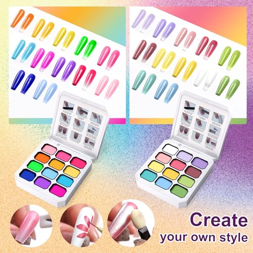 Set de Gel para Uñas Degradado 24 Colores miniatura 5