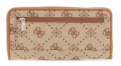 Guess Compagnon / Portefeuille Neda Slg Small Zip A Latte Logo JP9654146 - vue 4