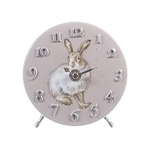 Wrendale Designs Zegar Kominkowy Winter Hare