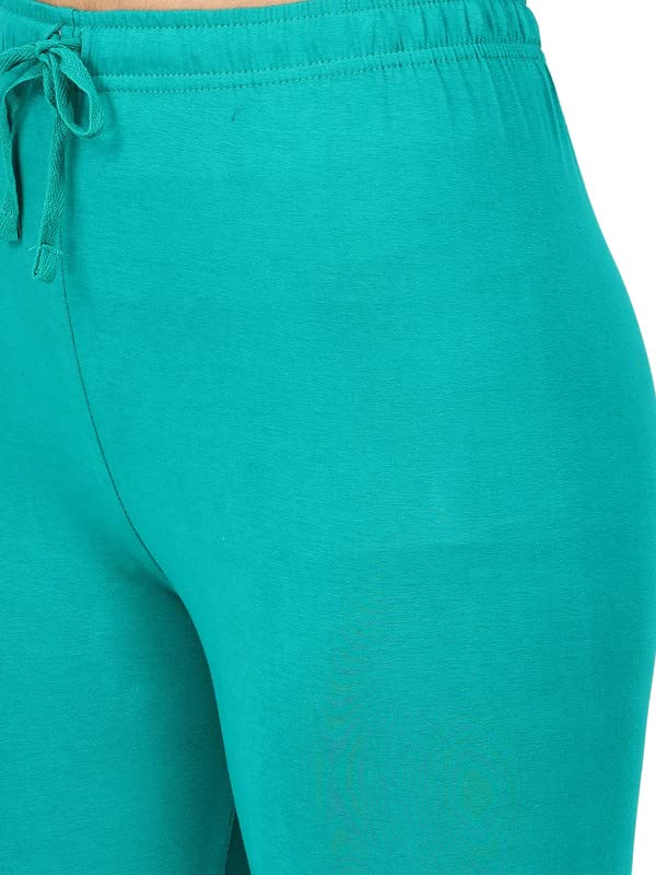 Image of Robinbosky Cotton Churidhar Leggings for Women - Stylish, Stretchable & Flattering Fit for All-Day Comfort