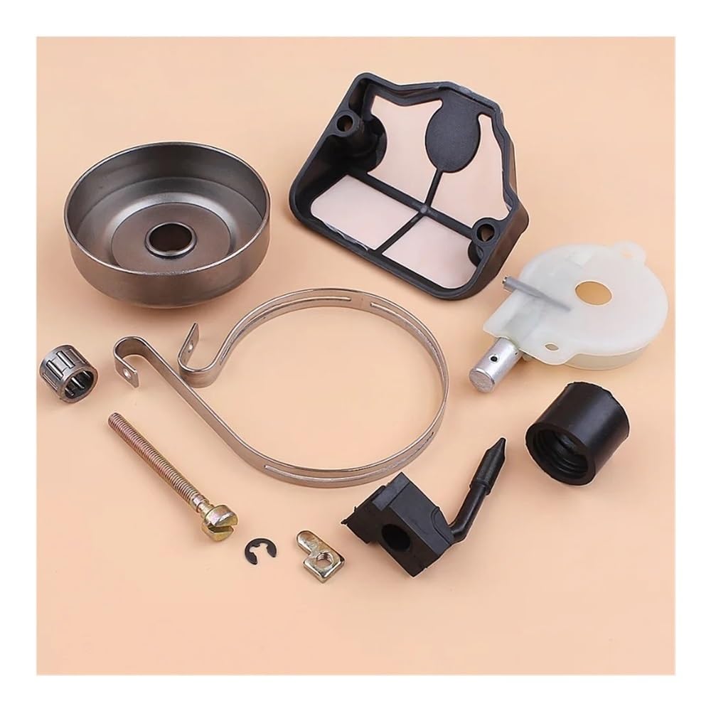 Kit de banda de freno tensor de cadena de bomba de aceite de tambor de embrague apto for motosierra H 142 141 137 136 36 41 530069342 530032117 545036801
