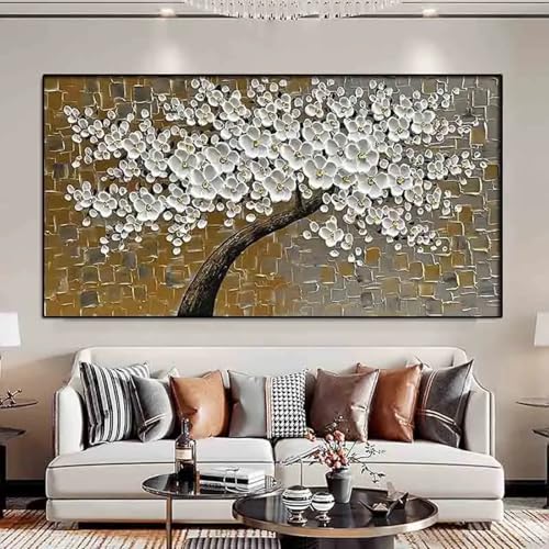 Arbre porte-bonheur abstrait décoration intérieure chic pour salon et chambre moderne