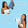 Clean-Skin-Club-Clean-Towels-XL-Worlds-1ST-Biodegradable-Face-Towel-Disposable-Makeup-Removing-Wipes-Dermatology-Tested-Approved-100-Organic-Cruelty-Free-Super-Soft-for-Sensitive-Skin-50-Count-Single- Clean Skin Club Clean Towels XLâ¢, 100% USDA Biobased Face Towel, Disposable Face Towelette, Makeup Remover Dry Wipes, Ultra Soft, 50 Ct, 1 Pack