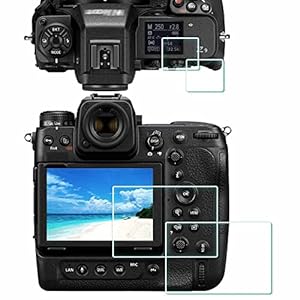 Displayschutz Schutzfolie für Nikon Z9 Z 9 + OBEN,ULBTER Displayschutzfolie screen protector folie 9H Härte LCD Gehärtetes Glas [2+2 Stück]