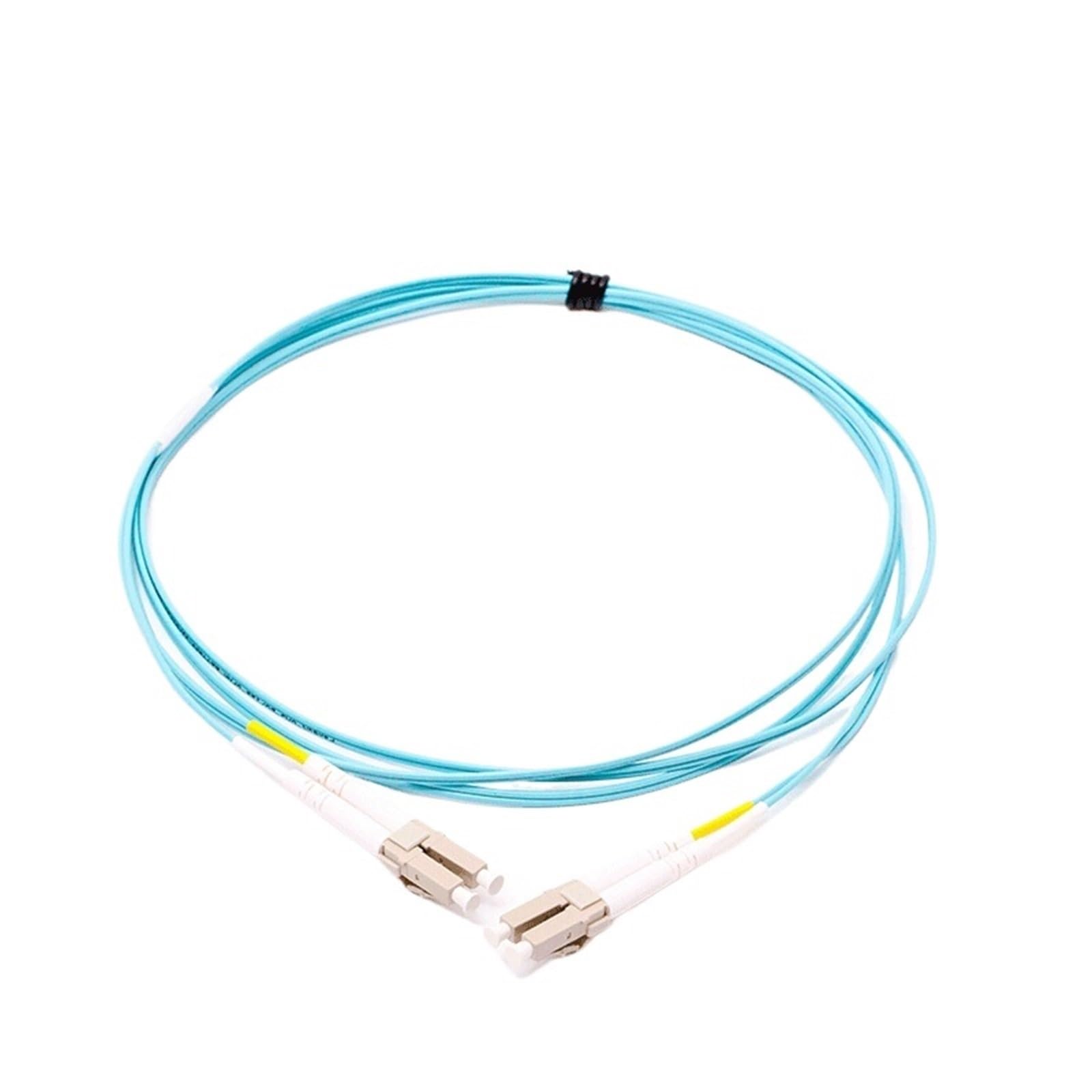Câble de raccordement à Fibre Optique multimode LC-LC OM3 OM4 10 Gigabit à Double Mode et Double cœur(OM4-OM4,5 Metre)
