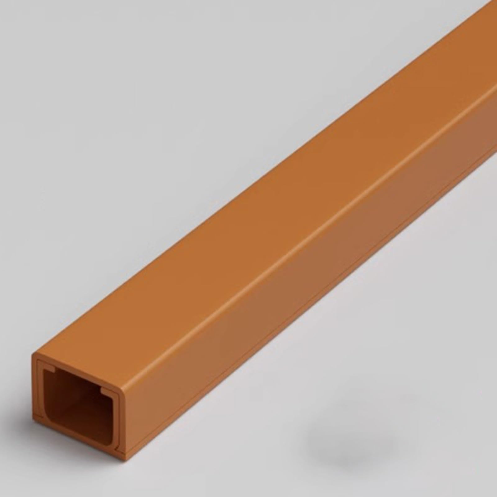 Passacavi Kit Da Parete Per Cavi Tv, Sistema Di Gestione Dei Canali Di Copertura Del Cavo Autoadesivo Per 2 Cavi, Impermeabile Filo Protettore Casa Ufficio Cucina Magazzino (Color : Brown W-1.5x1cm,
