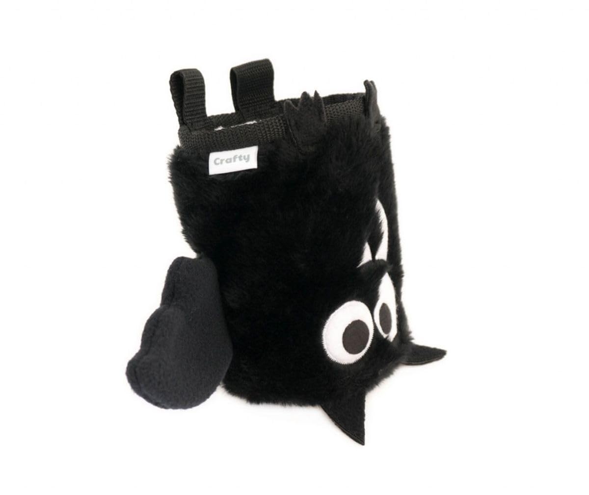 Crafty Climbing - Bat (Chalkbag Fledermaus), Ausführung:Black Bat