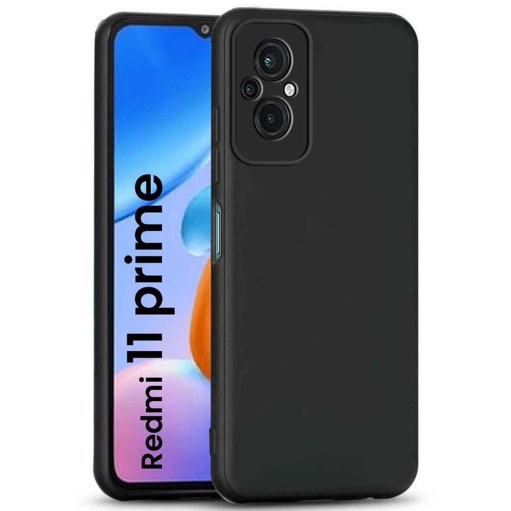 WOW IMAGINE Back Cover for Xiaomi Redmi 11 Prime 4G | Ultra Slim Soft Rubberised Case | Inner Velvet Fabric Lining | Matte Silicone Flexible Mobile Case | Camera Protection - Black (B0BDMCSLH7) Amazon Price History, Amazon Price Tracker