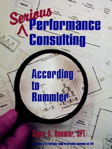 Amazon.com: Serious Performance Consulting According to Rummler ...