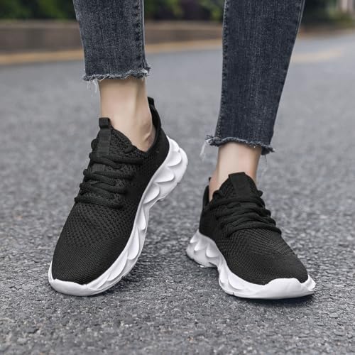 Image of FUJEAK Men Running Shoes Men Casual Breathable Walking Shoes Sport Athletic Sneakers Gym Tennis Slip On Comfortable Lightweight Shoes