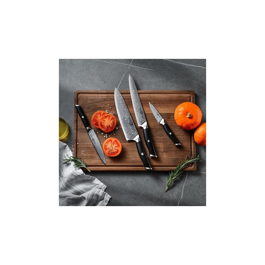 Klaus-Meyer-5-Piece-Damascus-Knife-Block-Set-67-Layer-High-Carbon-Damascus-Steel-Ultra-Sharp-Kitchen-Knife-Set-with-Magnetic-Wooden-Block Klaus Meyer 5 Piece Damascus Knife Block Set, 67-Layer High Carbon Damascus Steel, Ultra-Sharp Kitchen Knife Set with Magnetic Wooden Block