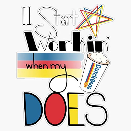 Dutch Bros Addiction Sticker Vinyl Decal Wall Laptop Window Car Bumper Sticker 5"