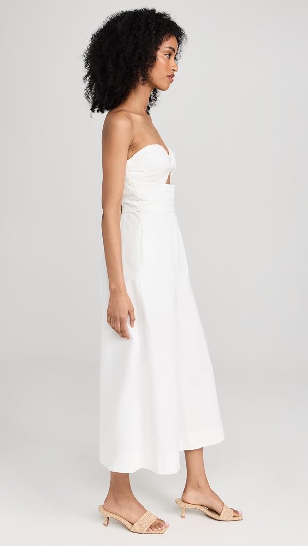 AMUR Women's Lulee Jumpsuit, Off-White, 0 by AMUR - Image 4