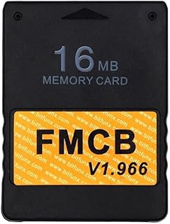 Lxpien Game Memory Card Free McBoot v1.966 for S-Ony P-S2 FMCB Game Saver 8MB/16MB/32MB/64MB Card Slim Game Console SPCH-7/9xxxx Series (16MB)