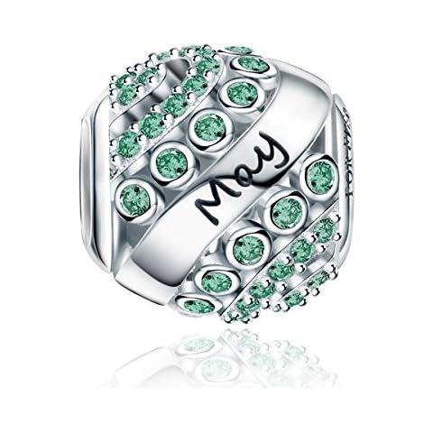 FOREVER QUEEN May Birthstone Charm for Bracelets Cover