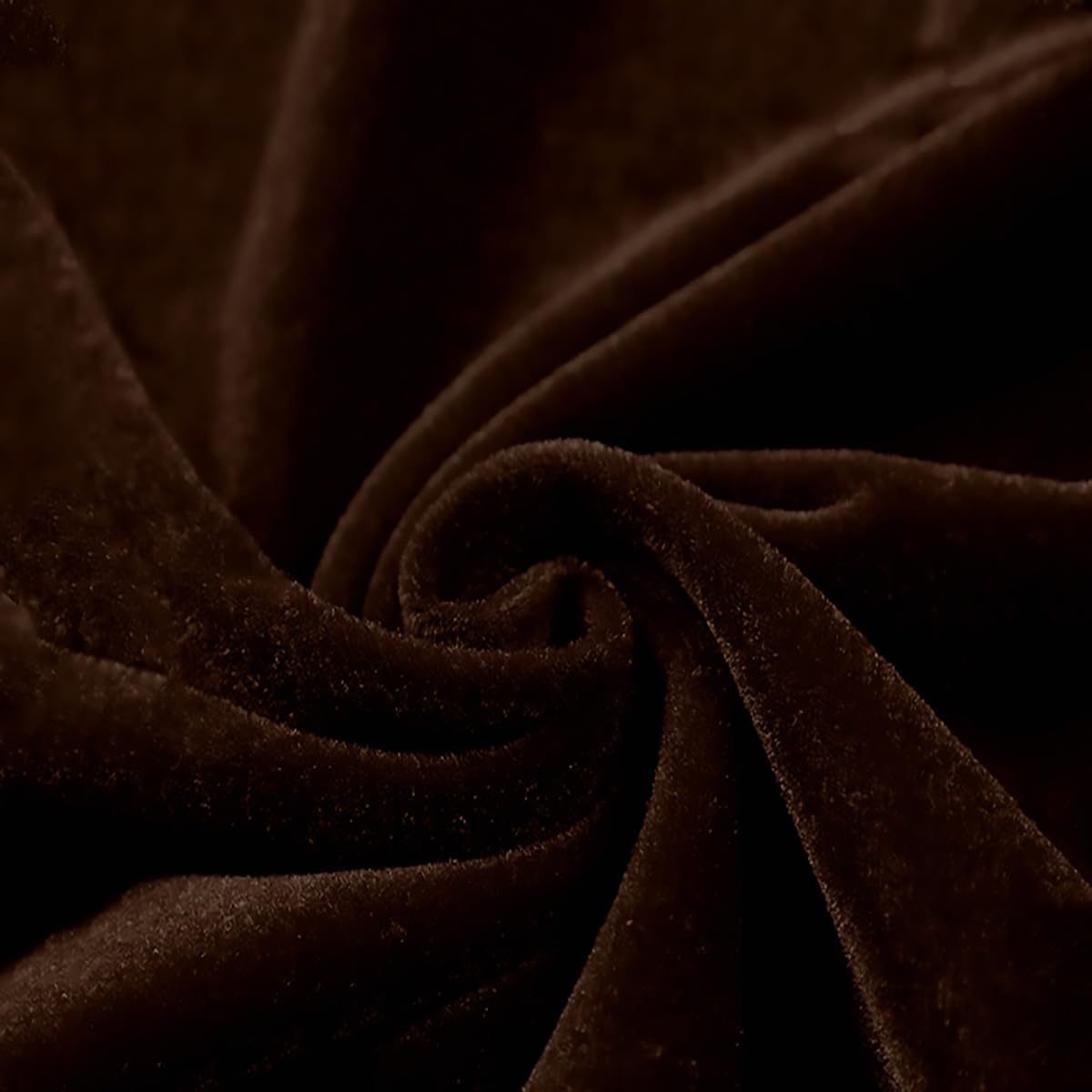 Medium Thick Stretch Velvet Fabric 160cm Wide Velour Fabric Sold by Meter for Upholstery Curtain Home Furnishing Backdrops Upholstering Furniture Tablecloths(Color:18 Coffee)