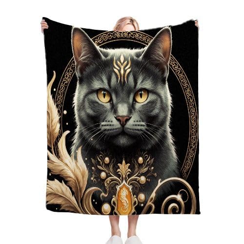 Plaid polaire 220x240 chats anti-usure pour ne plus avoir froid à deux