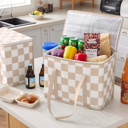 Ohocut Checkered Insulated Bags
