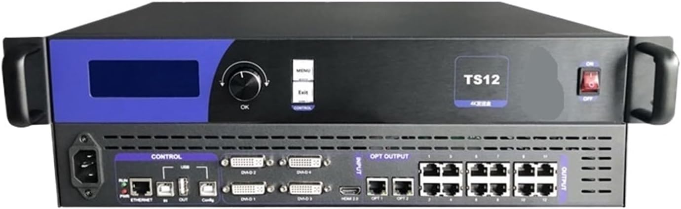 Ultra-Long LED Screen TS12 Full-Color synchronous Video Controller Supports 7.8 Million Pixels