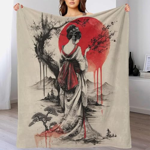 Couverture microfibre Geisha anti-froid lavable pour lit canapé - 4