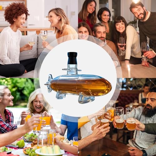 Carafe à décanter à bourbon avec distributeur d'alcool gravé