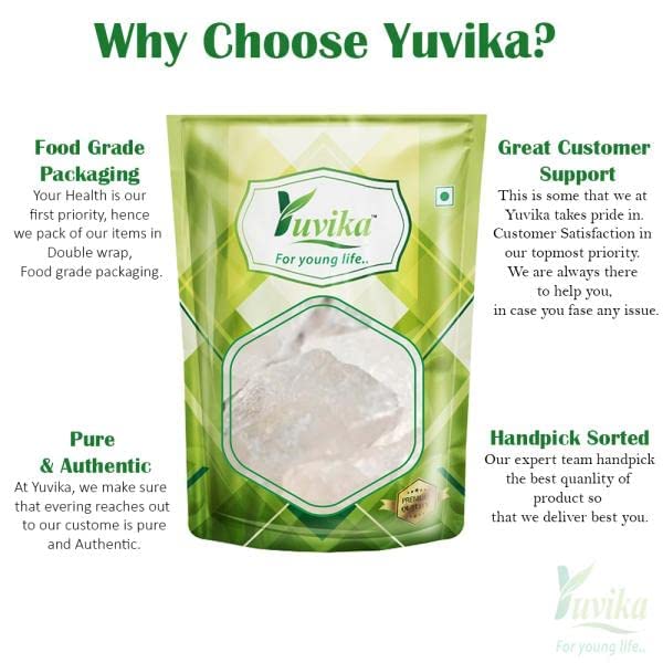 YUVIKA Fitkari Safed - Phitkari Safed - Potassium Alum - Alum White (400 Grams) 2
